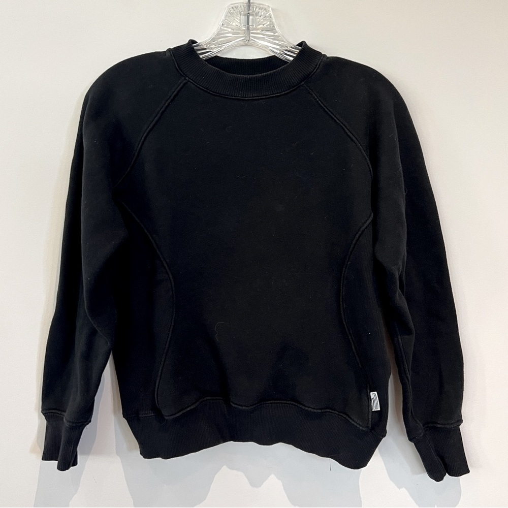 Good American Black Sweatshirt. Women’s size 1